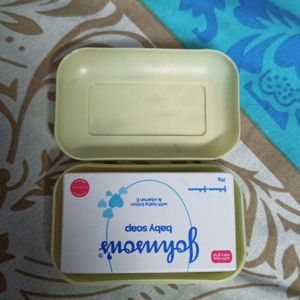 2 Johnson's Baby Soap With Case