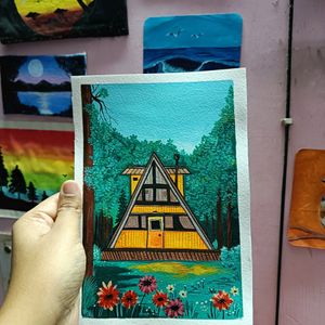 Cottage Painting (Sheet)