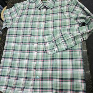 Luxury Mens Checked Shirt Formal Wear