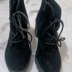 Black Suede Boots