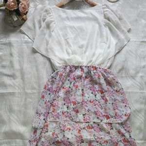 Zingrin Floral Layered Dress