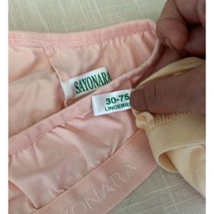 Sayonara 75cm  Pink Colour Strapless Bra