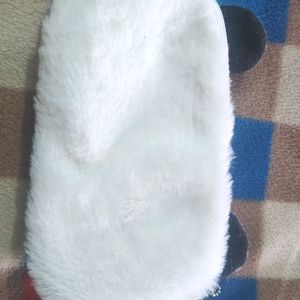 Panda Fur Pouch For Kids