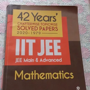Math IIT and JEE  Brand New Book