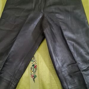 Pure Genuine Black leather pants