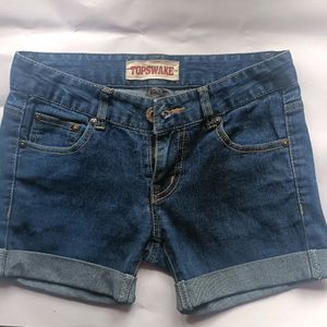 Women Slim Fit Denim Shorts