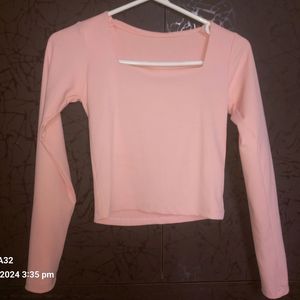 Square Neck Haltered Crop Top