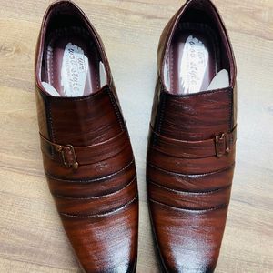 Brown Formal Shoes Only Size 6no Left