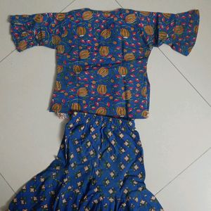 Price Drop- Traditional Sharara Set For Baby Girl