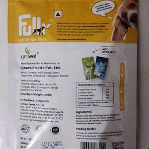 Fullr Skin and Coat Cold Pressed Dog TreatsFullr D