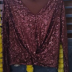 A Sequins Party Wear Top