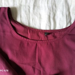 Maroon Kurti