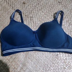 New Navy Blue Padded BRA