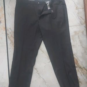 Excellent Black Trouser Viscose Metty Fabric