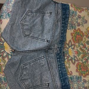 Rugged Denim Shorts