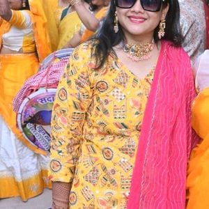 Haldi Function  Lehenga Choli And Dupatta