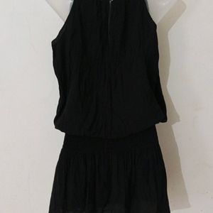 BLACK BAGGY DRESS