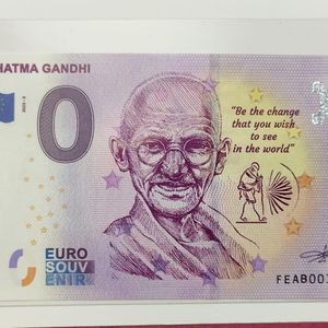 0 Euro Mahatma Gandhi