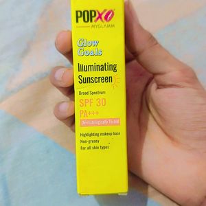 Popxo Glow Goals Liiuminating Sunscreen SPF 30PA++