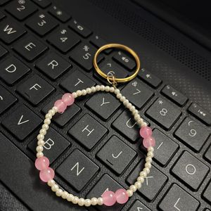 Pearl keychain Handmade