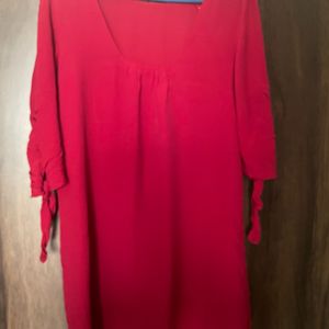 Mango Fuschia Shift Dress