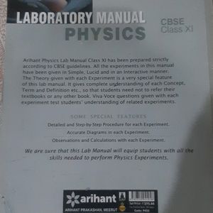 Laboratory Manual Physics Cbse Class 11