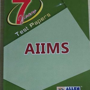 7 Years Test Papers AIIMS