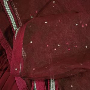 Burgundy Lehenga Choli