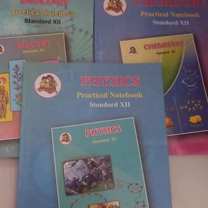 Combo 3 Practical Books Physics Chemistry Biology