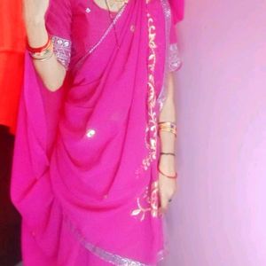 Saree With Blouse Piece