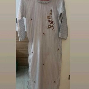 Embroidery Kurta With Free Gift 🎁