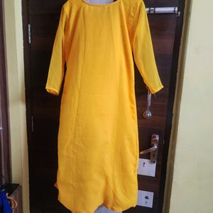 Beautiful Yellow Kurta