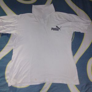 White Polo Shirt For Men