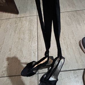 Ribbon Tie Heels