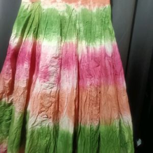 Multicolour Long Skirt