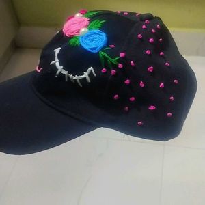 Pinterest Inspired Hand Embroidered Women Caps