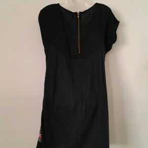 Black Printed Dress (Women's)