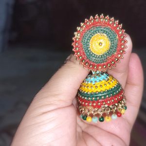 Multi Colour Earings