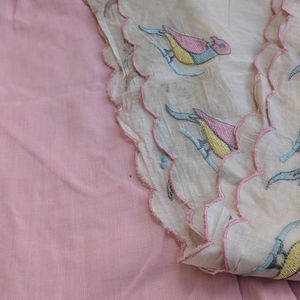 Beautiful Bird Embroided Suit Pure Cotton