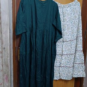 New Naira Cut Kurti With Sharaa