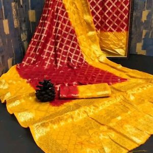 Embroidered  Banarasi Silk