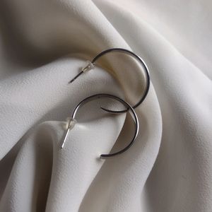 Silver Earrings (Set Of 2)