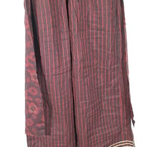 Maroon Printed Kurta Set (Women's)