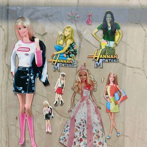 Stickers Barbie Doll Kids Girls Stationary Craft