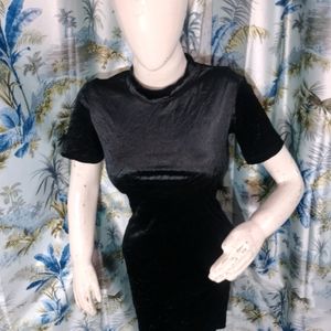 Beautiful Zara Bodycon Dress Dark Shining Black