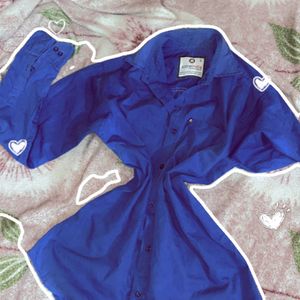 Cute Blue Oversized Shirt Unisex🤍🎀