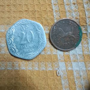 🔥One Paisa 1954 Coin 🔥