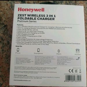 Honeywell Zest Wireless 3 In 1 Foldable Charge