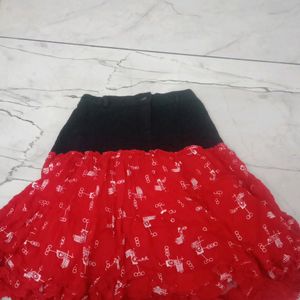 Red . Cute Skirt