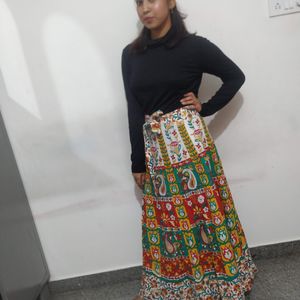 Wrap And Round Skirt